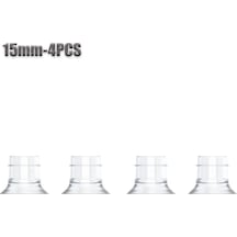 Göğüs Pompası Aksesuarları Flanş Huni Ekler 13/15/17/19/21/24mm Kalibre Boyutu 15pcs-4pcs