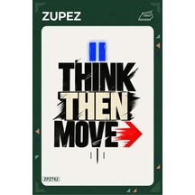 Zpz762 Think Then Move Ütüyle Uygulanabilir Transfer Baskı - 911529741