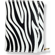 Me-vo Zebra Desenli Mini Cüzdan, Fermuarlı, Beyaz-siyah, Id Kartlık Ve Para Bölmeli Siyah - Beyaz Me-vo Zebra Desenli Mini Cüzdan, Fermuarlı, Beyaz-siyah, Id Kartlık Ve Para Bölmeli Siyah - Beyaz