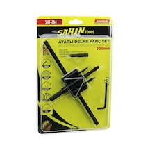 Şahin Tools Şht-284 Ayarlı Alçı Delme Panç Seti 40mm-200mm- 5'li Paket
