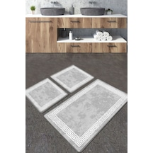 Silencio Banyo Halısı Djt 3 Lü Set Çok Renkli