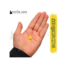 İthal Camgöz Sarı Sazan Balık Boncuğu 10 Mm İç Çap: 3.5 Mm - 5