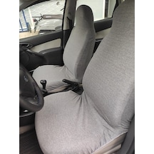Üniversal Yazısız 4 Parça Ser-053 Oto Atlet Servis Kılıfı Gri