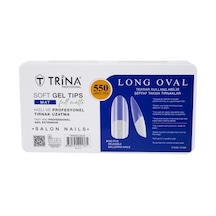 Trina Soft Jel Takma Tırnak Long Oval Full Mat 550'li Trnnaıl0026
