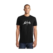 Sodom Logo Baskılı Siyah Erkek Tshirt