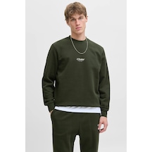 Jack & Jones Erkek Sweat 12278791 Koyu Yeşil Koyu Yeşil Jack & Jones Erkek Sweat 12278791 Koyu Yeşil Koyu Yeşil