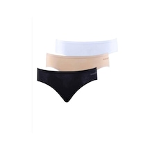 Blackspade Kadın Siyah+beyaz+ten 3'lü Bikini Külot Siyah+beyaz+ten
