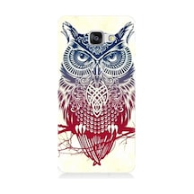 Samsung Galaxy A7 2016 Uyumlu Mistik Tribal Baykuş Desenli Silikon Kılıf