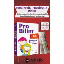 Bbi İlaç Probilim Kids Probiyotik + Prebiyotik + Çinko 10 Saşe