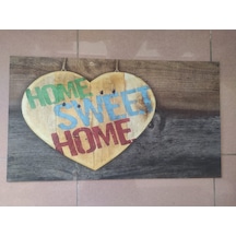 Dijital Baskılı Kapı Önü Daire Paspası Kauçuk Tabanlı 39*69 Cm A1