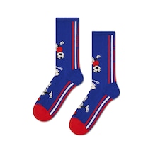 Happy Socks Team France Football Günlük Unisex Çorap Çok Renkli