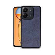 Xiaomi Redmi 13c Kılıf Aras Deri Kapak - Lacivert -