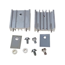 2 Adet To220 Soğutucu Seti 30x27x10mm Radyatör İzolatör Boncuk M3 Vida Alüminyum Transistör Entegre Mosfet Soğutucu