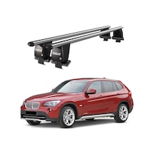 Royal Bmw X1 2009-2012 Uyumlu Gri Kilitli Ara Atkı Port Bagaj Tavan Barı