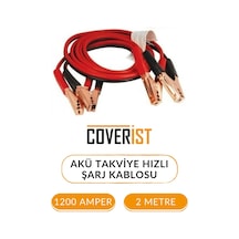 2 Metre Akü Takviye Şarj Kablosu 1200 Amper