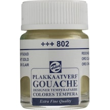 Talens Guaj Boya Cam Şişe 16Ml 802 Light Gold Metalik.Yaldız Light Gold Metalik Yaldız