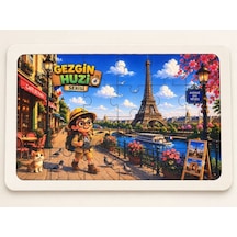 Gezgin Huzi - Paris - 24 Parça Ahşap Puzzle