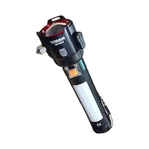 Yek Outdoor Ws-7510 Profesyonel Şarjlı El Feneri 40w 4000 Lümen Çok Fonksiyonlu Siyah