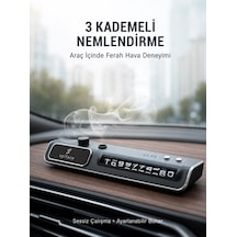 Araç Ön Cam Nemlendirici Telefon Numarası Gösterme Aparatı Led Işıklı Yeni Nesil
