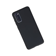 Samsung Galaxy Uyumlu,   S20 Kılıf Nano İçi Kadife Silikon - Lacivert