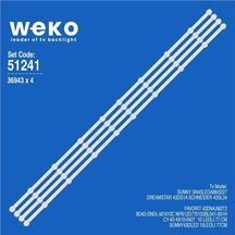 Wkset-6241 36943x4 8d42-dndl-m7410c Npb12d770103bl041-001h Cy-42-4x10-0427 4 Adet Led Bar Tvnizi Açıp İçindeki Led Barla Birebir Aynısı Olduğunu Görmeden Almayınız. Sonrasında İade Almamaktayız.