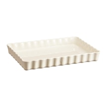 Emile Henry Tart Kabı Yuvarlak 24 X 34 Cm Ekru/clay Genel