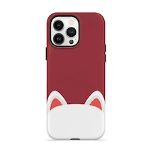 Velvoria Valestra Kedi Kulaklı Apple iPhone Uyumlu 13 Pro Max Magsafe Koruma Kılıfı Valestra Magline - Kedi Kulaklı