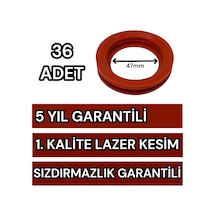 47 Mm Silikon Conta Kiremit Kırmızı Vakum Tüplü Güneş Enerjisi Contası 36 Adet