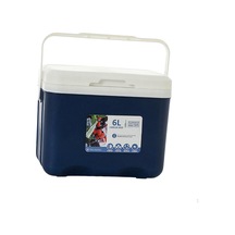 Mavi Ticari Balıkçılık İçin Soğutucu Kutu Buz Kutusu Soğuk Hava Deposu Kişisel Göğüs Küçük Sert Yalıtımlı Mavi