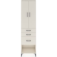 Arges Dolap 2 Raflı 3 Çekmeceli Tek Askılı 60x30x221 Aytaşı-a... Aytaşı