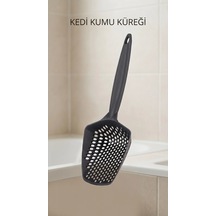 Buğz Kedi Kumu Eleme Küreği Sık Dokuma Gövde Ve Geniş Tutacaklı Temizlik Aracı