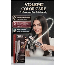 Volemı V-0103 Profesyonel Wag Maşası Color Care, 5x Renk Koruma, Keratin Yağlı Seramik Kaplama Dijital Isı Ayarlı Maşa
