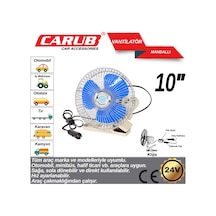 Carub Vantilatör 24v 10inch Mandallı