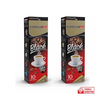 Espressomm® Tchibo Cafissimo Makineleri İle Uyumlu Black Kapsül Kahve 2 x 10'lu