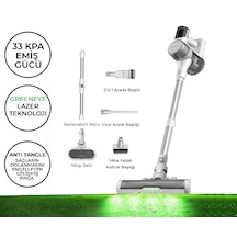 Icotech F30 Max 33KPA GreenEye Lazer Teknoloji Şarjlı Dikey Süpürge