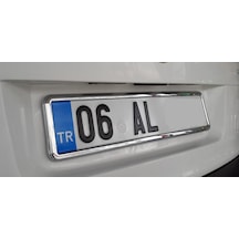 Krom Plakalik 2Adet Yeni Nesil Krom Plaka Çerçevesi 228108564