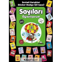 Sayıları Öğreniyorum - Stickerlı 3+4+5 Yaş - Afife Çoruk - Panda