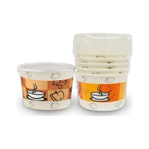 1018 Karton Kase Kapaklı 16oz 5li