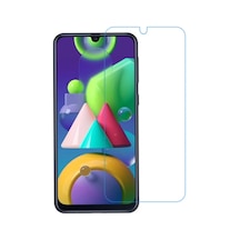 Samsung Uyumlu Galaxy M21 Kırılmaz Ekran Koruyucu Temperli Cam