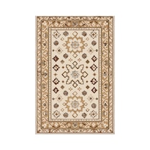 Kartela Halı Rustik Halı Jüt Taban Dokuma Halı Bej - 180 X 270 Cm