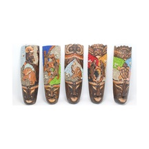 Ahşap Duvara Asmalı Kumlu Mask 30 Cm 3galıleo-8 923845949