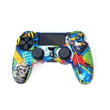 Playstation 4 Desenli Kol Koruyucu Silikon Kılıf 3p4