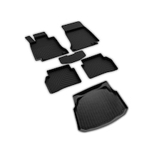 Mercedes C Serisi W204 Ferrous 4D Paspas ve Plastik Setli 3D Bagaj Havuzu 2007 2013
