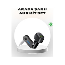 Ilkeshop Bluetooth Aux Çevirici Ve Pd Destekli Araç Şarj Cihazı 2 Li Set
