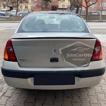 Renault Clio 2 Symbol 1998-2008 Sedan Uyumlu Bagaj Üstü Spoiler Bagaj Çıtası Piano Black Parlak Siyah (00) (ŞüsCarOto Aksesuar)