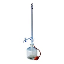 Otomatik Büret Cam Musluklu Şeffaf 25 Ml