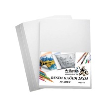 Resim Kağıdı 25x35 50 Li 100 gr 1 Paket 25*35 Resim Kartonu