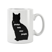 I Prefer Cats Over People Kedi Baskılı Kupa Bardak