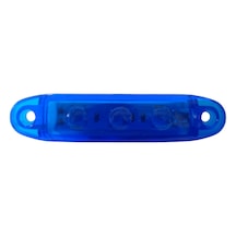 Mavi Parmak Led Dorse Lamba 3 Ledli 9cm 12-24v