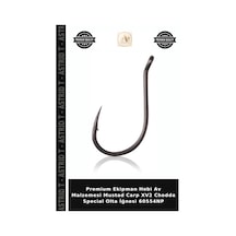Premium Ekipman Hobi Av Malzemesi Mustad Carp Xv2 Chodda Special Olta İğnesi 60554np No:6 - 10lu